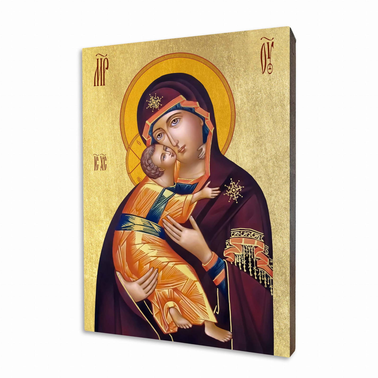 Matka Boża Czuła, Ikona religijna drewniana