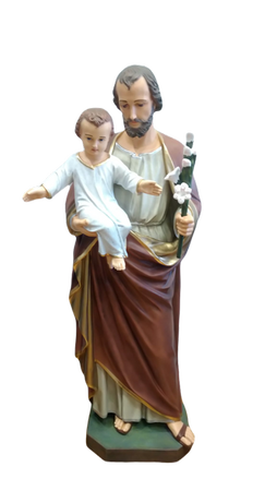 Św. Józef Opiekun (z dzieciątkiem i lilijką) - Figura (130 cm)