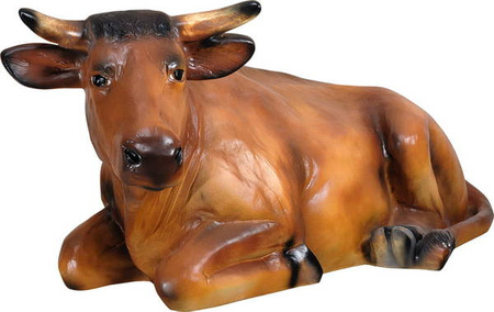 Byczek (leżący) - Figura do szopki (135x60 cm)