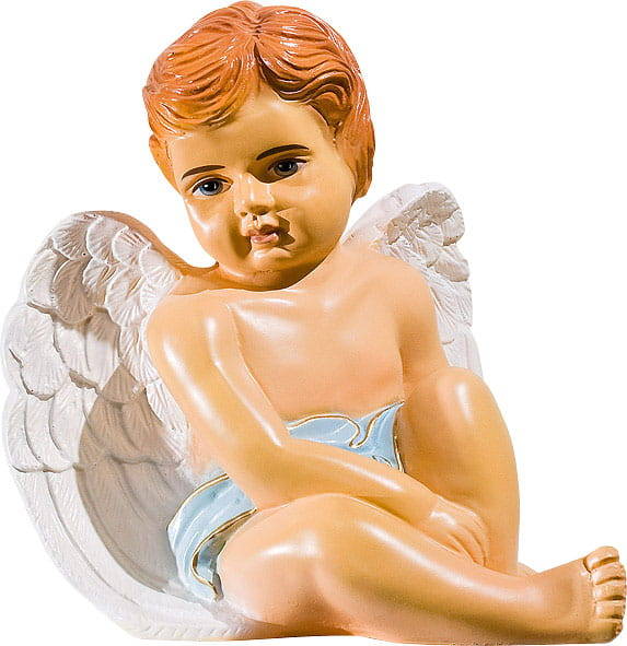 Anioł Dzieciątko (skrzydełka do dołu) - figura (30 cm)