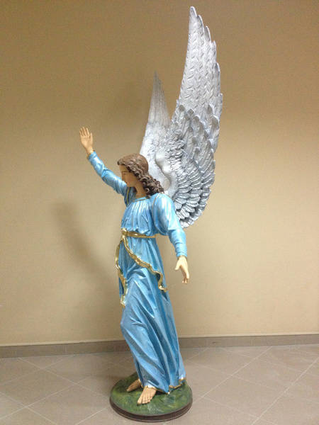 Anioł skrzydła do góry - figura (181 cm)