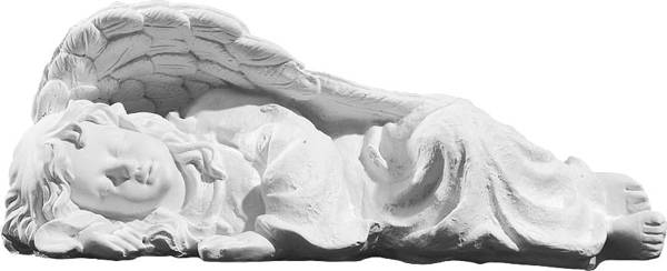 Aniołek leżący (prawy) - figura (32×13 cm)