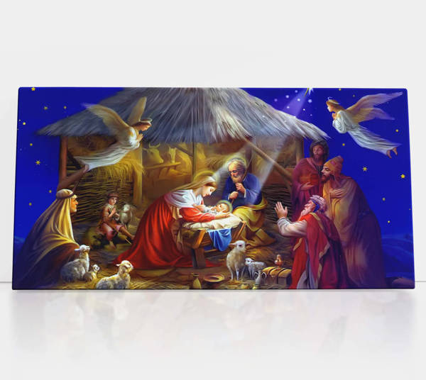 Boże Narodzenie, obraz religijny  na płótnie
