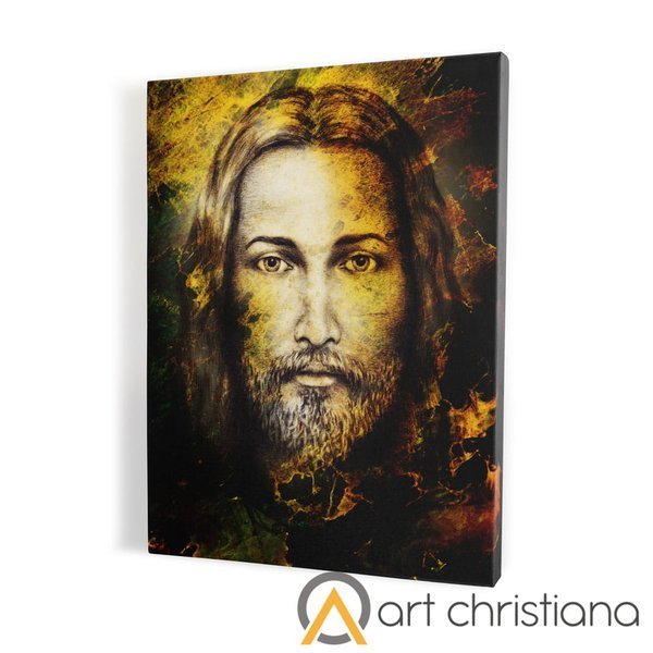 Jestem, który Jestem, obraz religijny z Chrystusem, płótno canvas