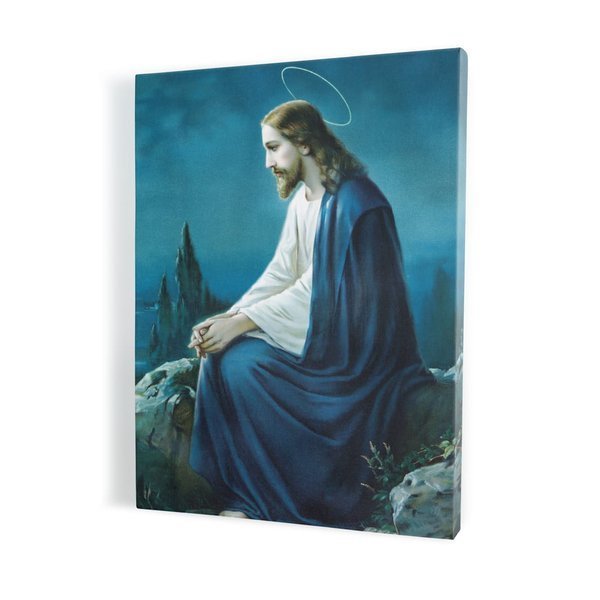 Jezus Chrystus w Ogrójcu, obraz na płótnie canvas