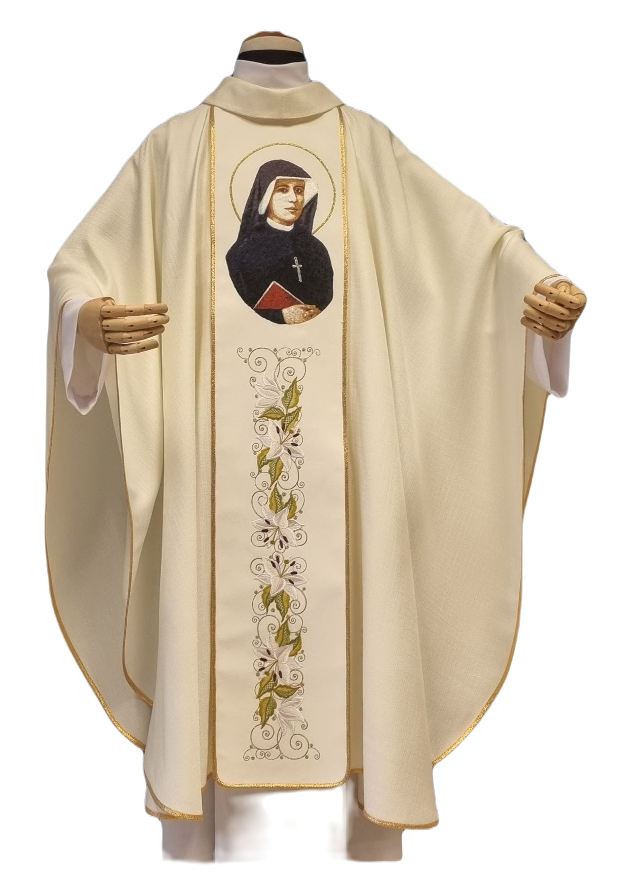 Ornat z wizerunkiem św. Faustyny Kowalskiej