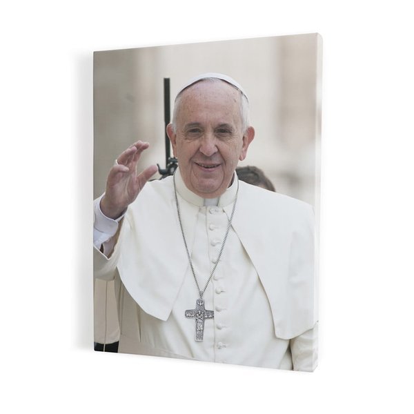 Papież Franciszek, obraz na płótnie canvas
