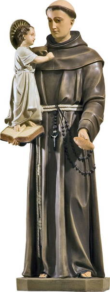 Św. Antoni z Padwy (z chlebem) - Figura (78 cm)