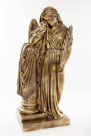 Anioł przy kolumnie - figura (109 cm)