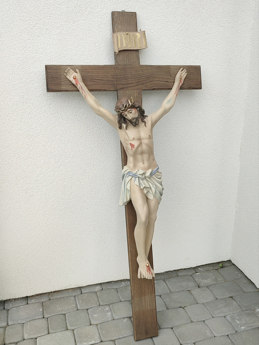 Korpus Chrystusa 100 cm na krzyżu - Figura (156×78 cm)