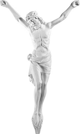 Korpus Chrystusa na krzyż (56 cm od głowy do stóp) - Figura (65 cm)