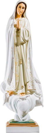 Matka Boża Fatimska (z gołąbkami) Figura (65 cm)