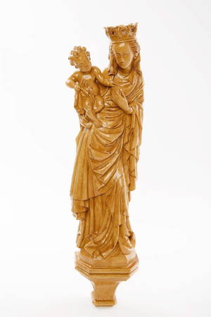 Matka Boża Niepokalana (płaskorzeźba z podstawką) - Figura (70 cm)