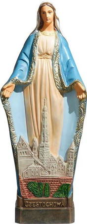 Matka Boża pamiątka z Częstochowy - Figura (55 cm)