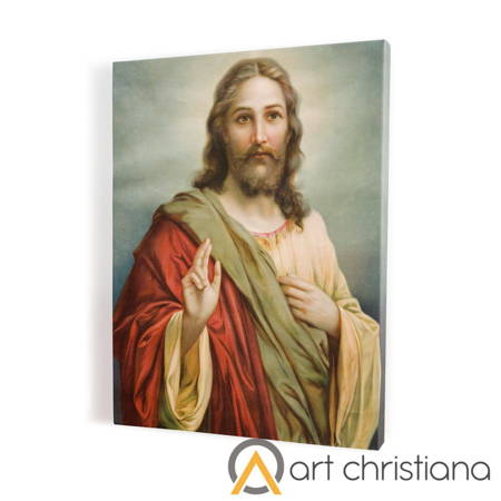 Obraz religijny z Jezusem, płótno canvas