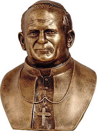 Popiersie Ojca Św. Jana Pawła II Figura (17 cm)