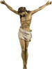 Korpus Chrystusa na krzyż (142 cm od głowy do stóp) - Figura (165 cm)