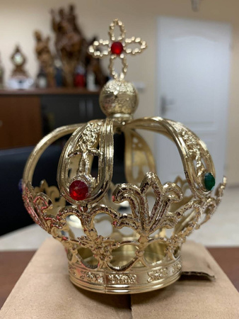 Korona z masy żywicznej do figury (średnica 12 cm)