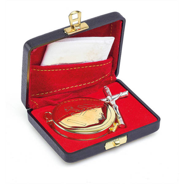 Bursa z wyposażeniem liturgicznym, akcesoria do posługi dla chorych