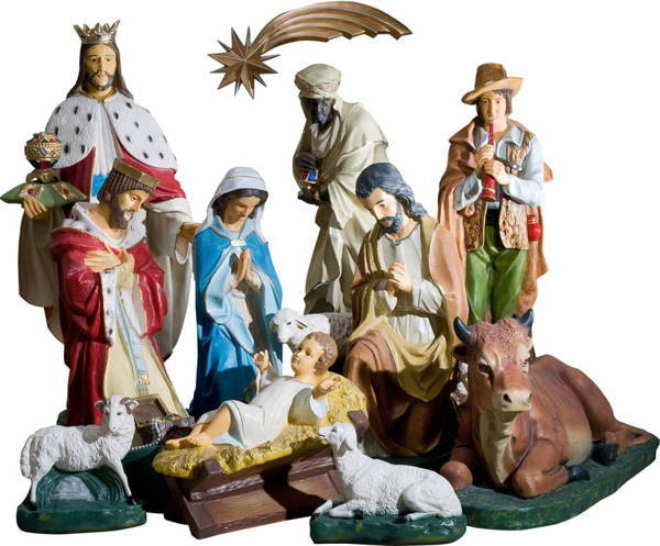 Szopka Bożonarodzeniowa (12 elementów) (90 cm)