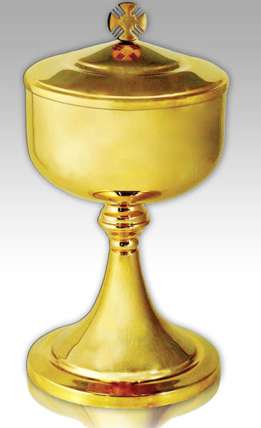 Puszka litrurgiczna na komunikanty wysokość 29 cm