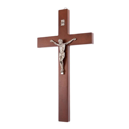 Krzyż z drewna bukowego klasyczny 18cm