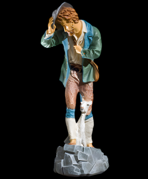 Wędrowiec stojący - Figura do szopki (82 x 31,5 x 33,5 cm)