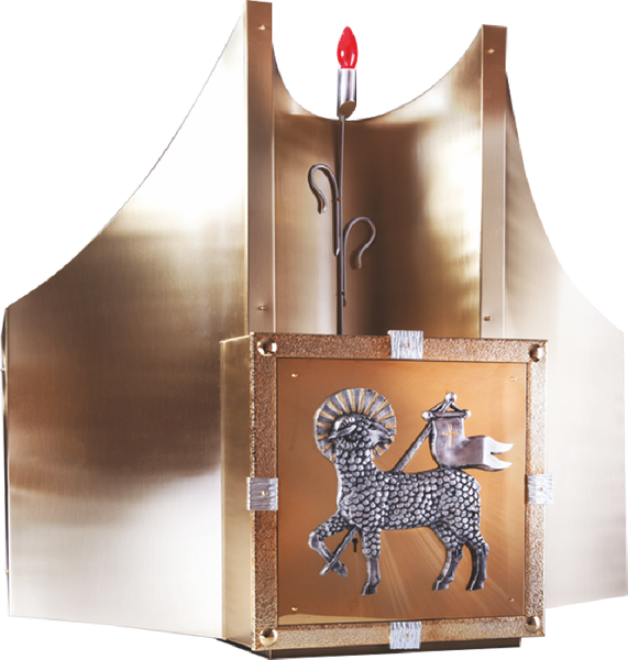 Tabernakulum z lampką wieczną 019 XXL a