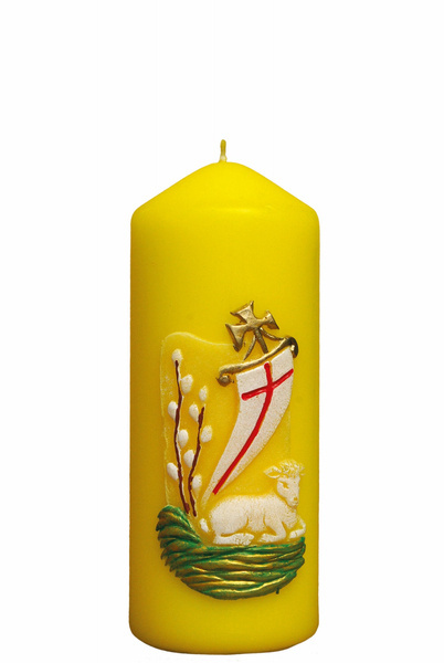 Świeca wielkanocna (bazie) o wysokości 11,5 cm