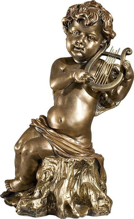 Aniołek z harfą - figura (42 cm)