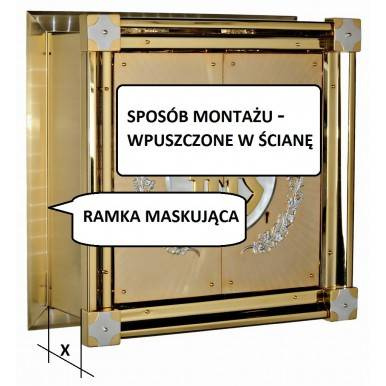 Tabernakulum z lampką wieczną 025 L a