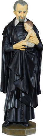Św. Wincenty A' Paulo z dzieckiem - Figura (83 cm)