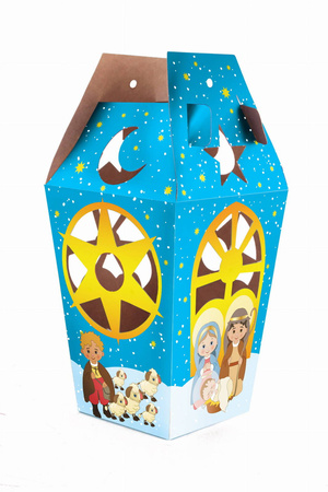 Lampion adwentowy papierowy roraty