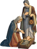 Święta Rodzina duży zestaw figur do szopki Bożonarodzeniowej (88 cm)