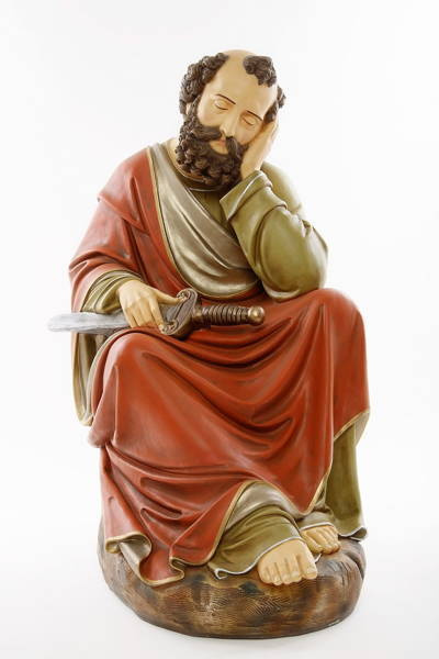 Św. Paweł (śpiący) - Figura (91x70x40 cm)