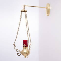 Lampa wieczna elektryczna, wisząca wys. 75cm