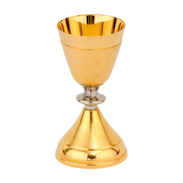 Kielich mszalny, pozłacany 17,5cm