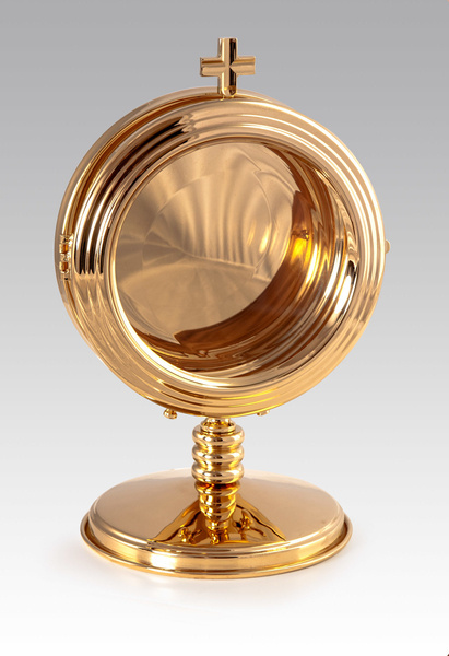 Kustodia złocona regulowana o wysokości 30 cm