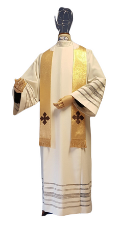 Kapa eucharystyczna - złota / kłosy