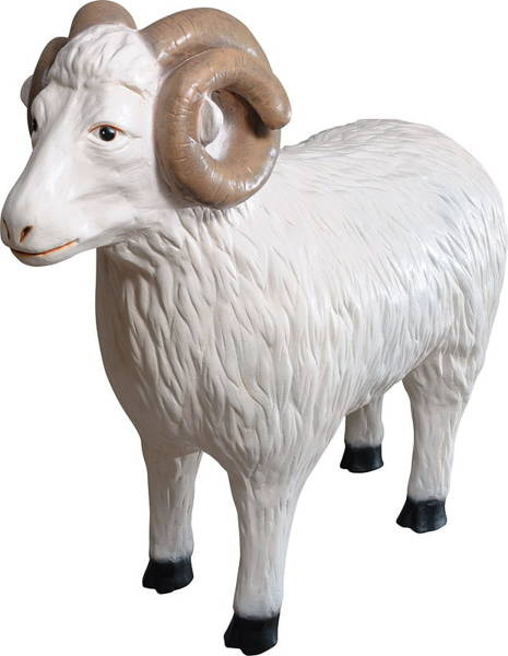 Baranek (stojący) - Figura do szopki (83x72 cm)