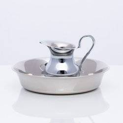 Lavabo z miseczką, chromowane