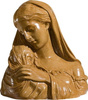 Matka Boża z Dzieciątkiem (popiersie) - Figura (27 cm)