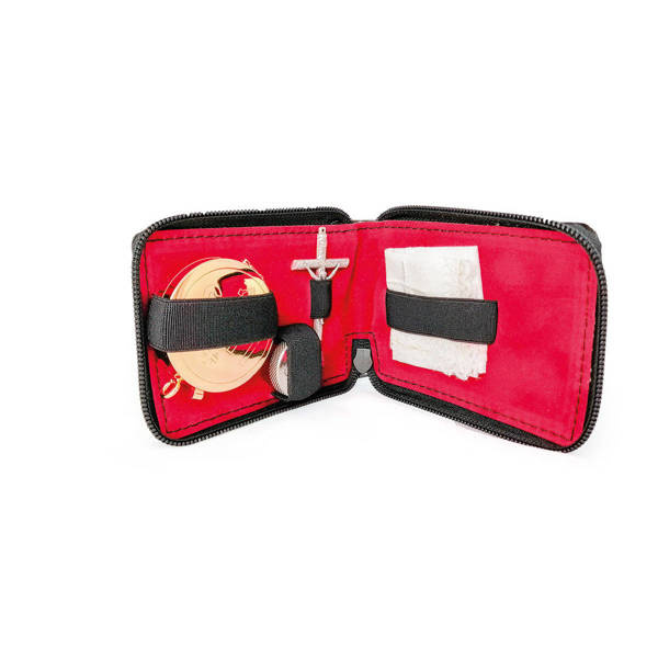 Bursa z wyposażeniem liturgicznym ze skóry cielęcej