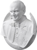 Medalion Ojca Św. Jana Pawła II (płaskorzeźba) - Figura (70x80 cm)