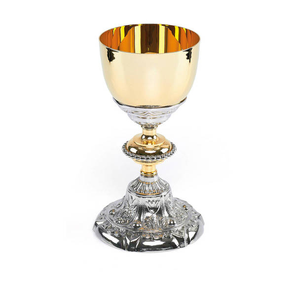 Kielich w stylu barokowym, dwukolorowy 22cm