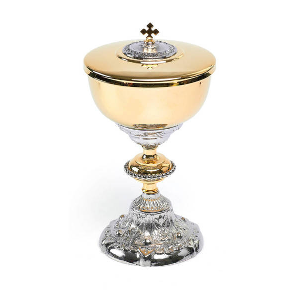 Puszka na komunikanty w stylu barokowym