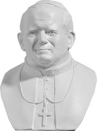 Popiersie Ojca Św. Jana Pawła II Figura (17 cm)