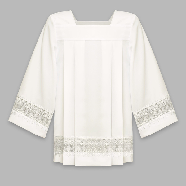 Komża ecru z gipiurą o szerokości 10 cm