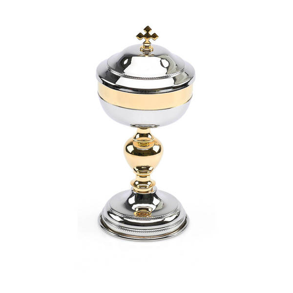 Puszka Maltańskia dwukolorowa, pozłacana 19cm