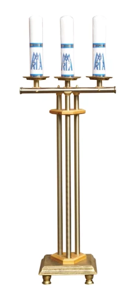 Świecznik na trzy świece ( 97x46x28 cm )